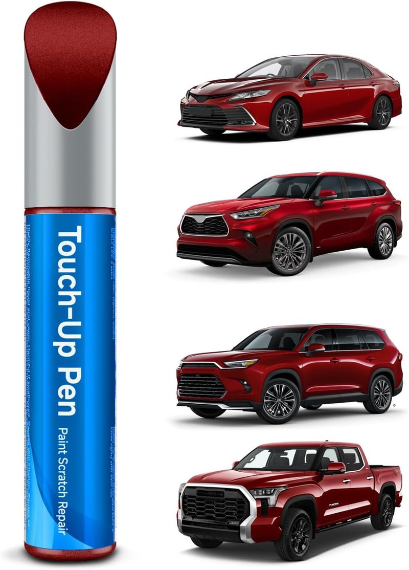 RSACET 3R1 Matador Red Mica Touch Up Paint Compatible with Toyota Exact Match Touch Up Paint Car Scratch Repair - Image 1